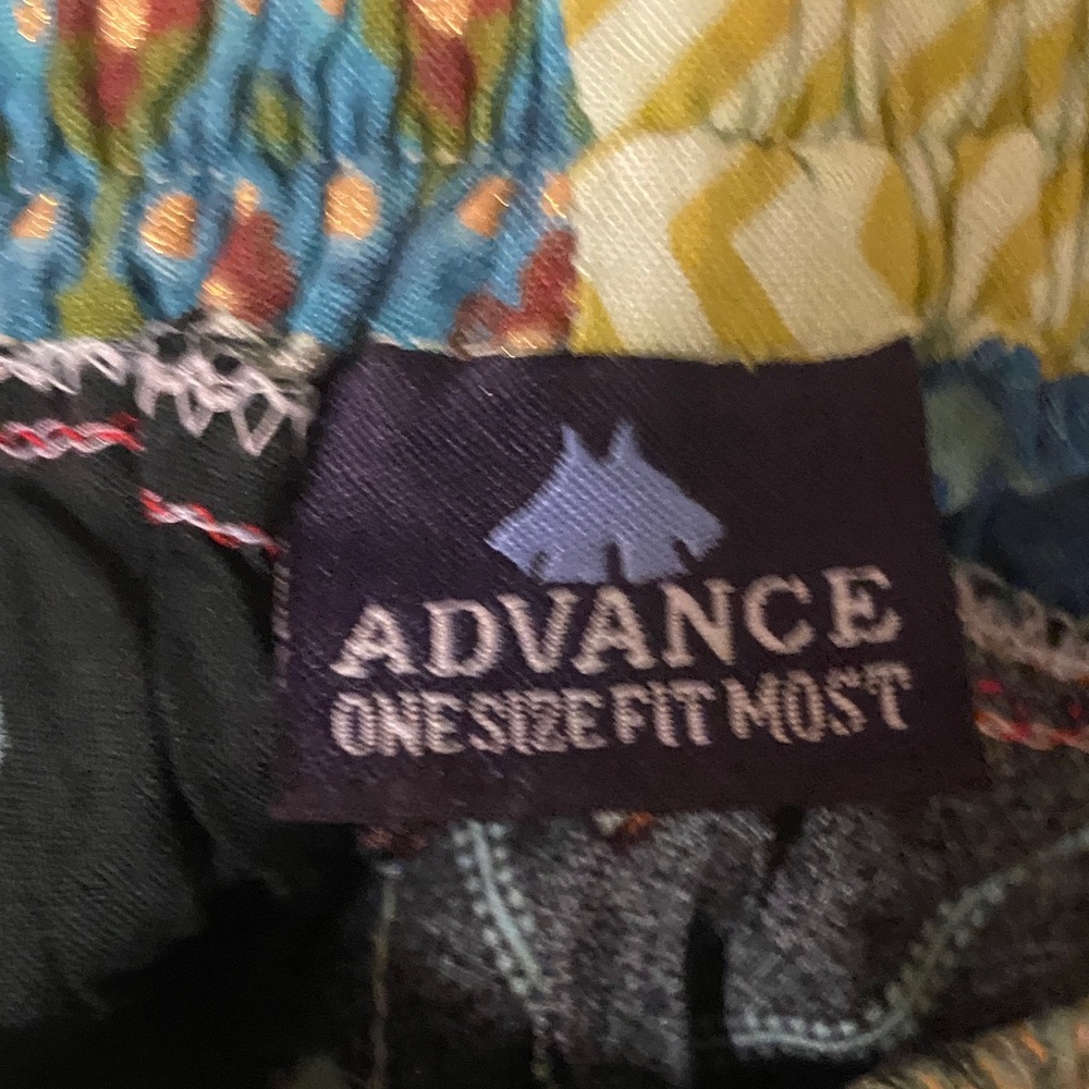 Nwot Advance Apparels Multicolor Patchwork Cuffed… - image 6